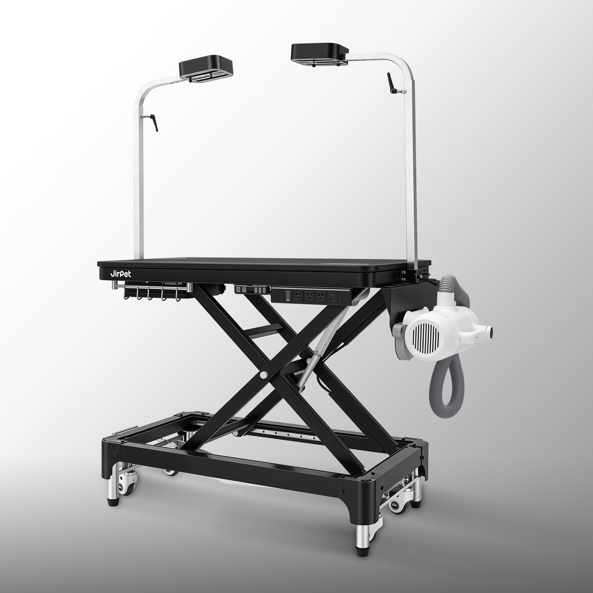 Professional Electric Grooming Table with Adjustable Height & LED Arm – Jirpet Atlas