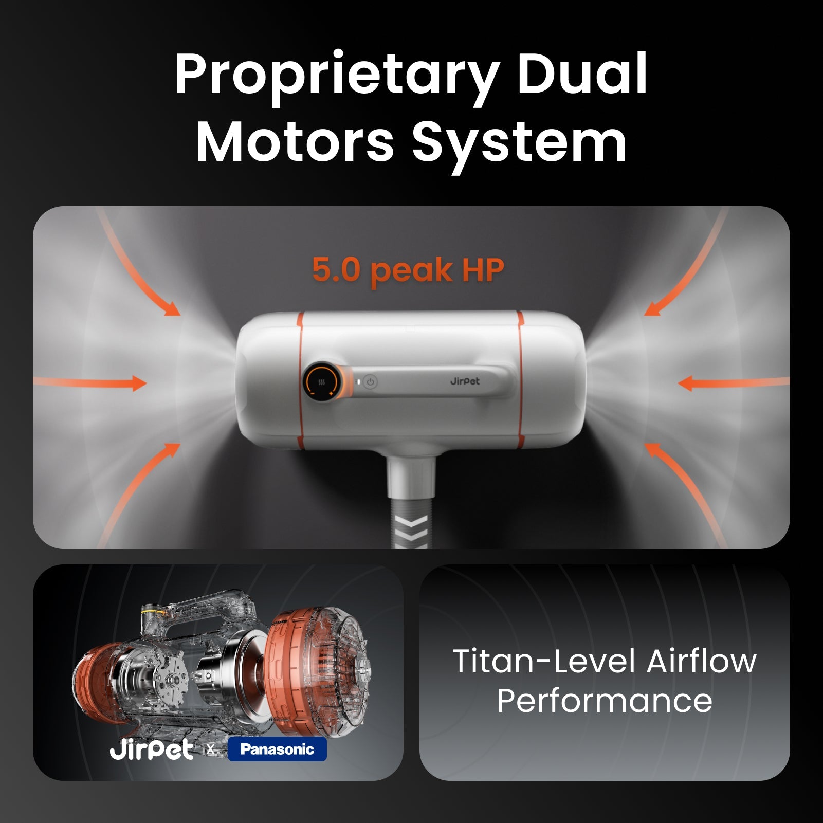 Jirpet Twin Titan I High Speed Pet Force Dryer